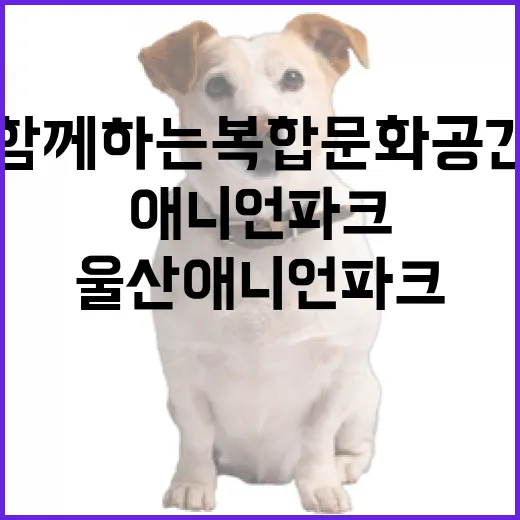 울산 애니언파크, 반려견과 함께하는 복합문화공간