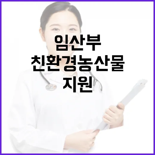 임산부 16만 명에 친환경 농산물 꾸러미 지원 확대