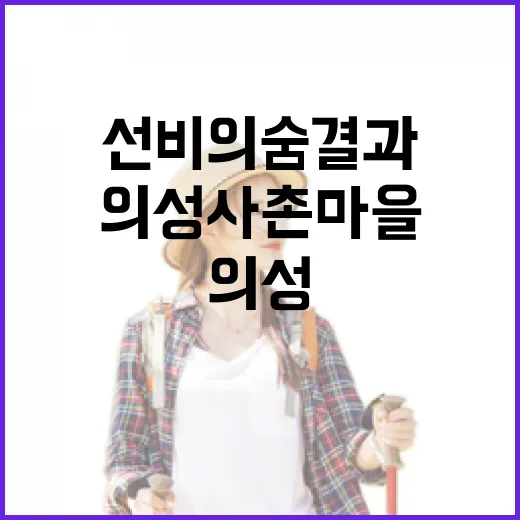 의성 사촌마을, 선비의 숨결과 자연의 조화