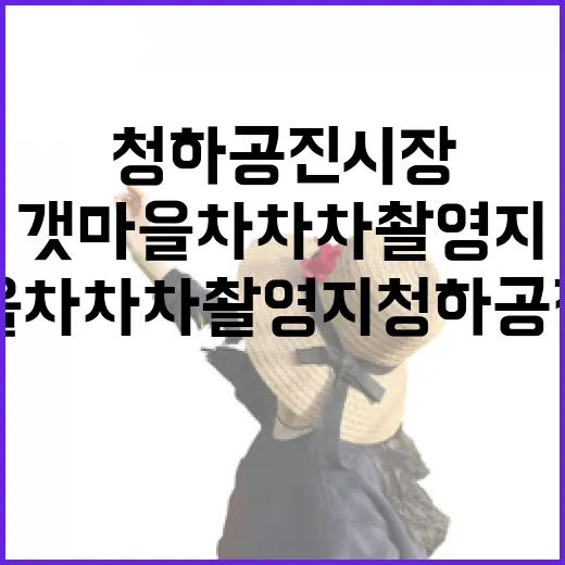 갯마을 차차차 촬영지 청하공진시장 탐방기