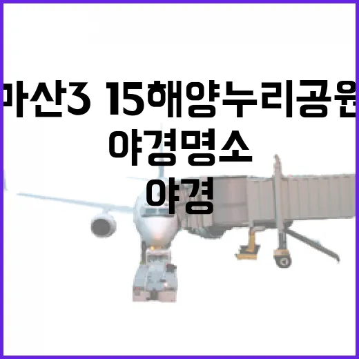 마산 3·15 해양누리공원, 여름 물놀이와 야경 명소