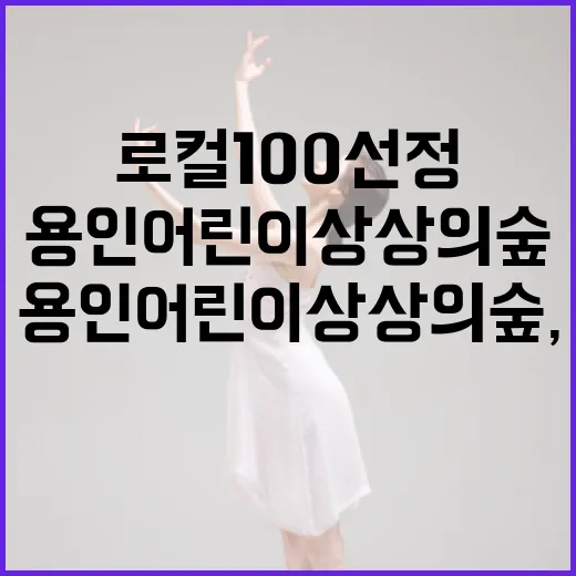 용인어린이상상의숲, 로컬100 선정 명소