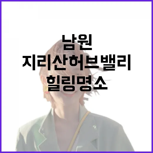 남원 지리산허브밸리 수국길, 여름 힐링 명소