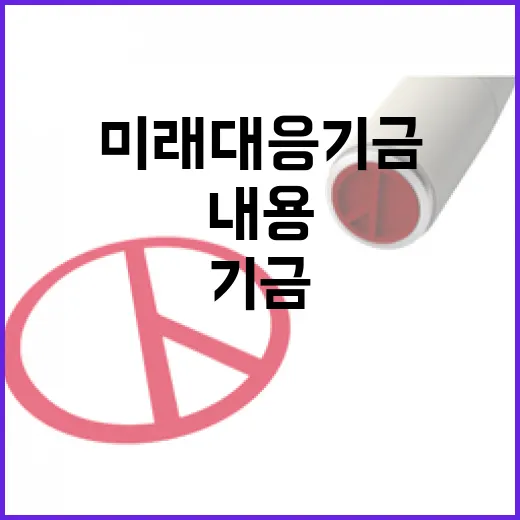 미래대응기금 세부내용 아직 미확정