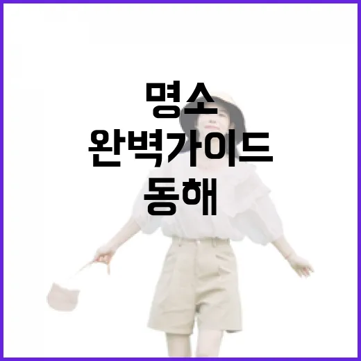 7월 동해 여행 명소 완벽 가이드