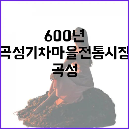 600년 전통 곡성기차마을전통시장 풍경