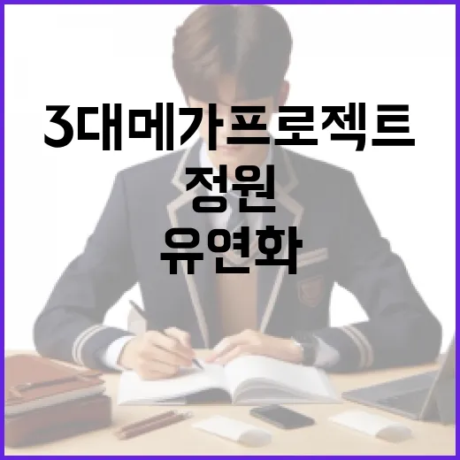 3대 메가프로젝트 인재 양성 위한 지방대 정원 유연화 추진