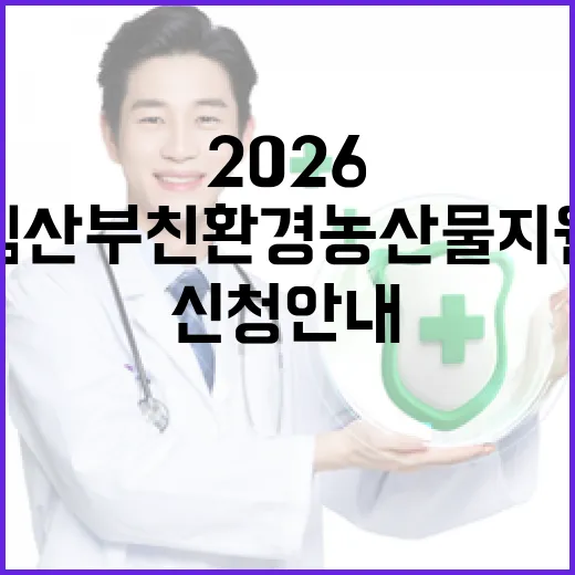 2026 서울 임산부 친환경 농산물 지원 신청 안내