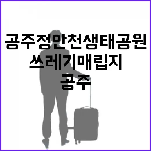 공주 정안천생태공원, 쓰레기 매립지에서 생명의 터전으로