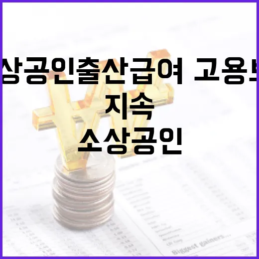 제주시, 소상공인 출산급여·고용보험료 지원 지속