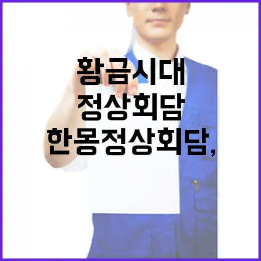 한몽 정상회담, 황금시대 개막 선포