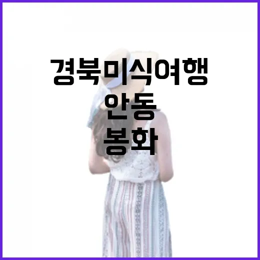 경북 미식 여행, 봉화부터 안동까지