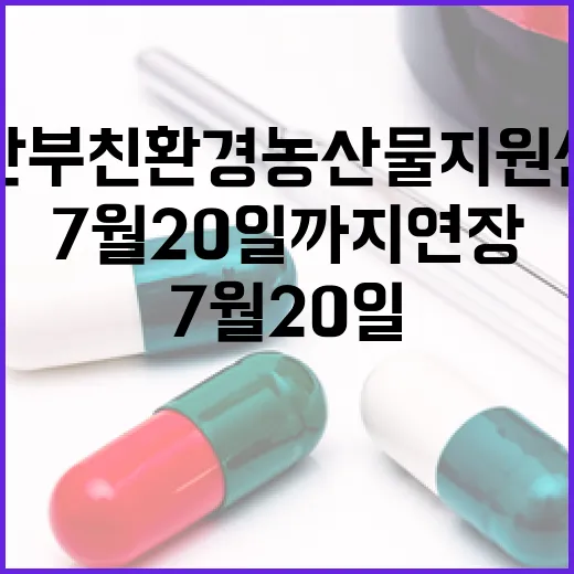 임산부 친환경농산물 지원 신청 7월 20일까지 연장