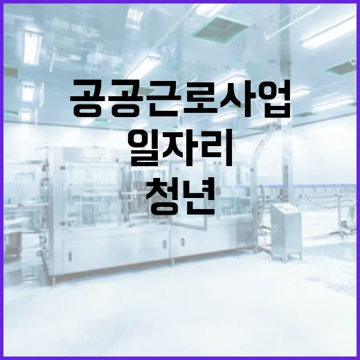 천안시 공공근로사업, 저소득층과 청년 일자리 지원