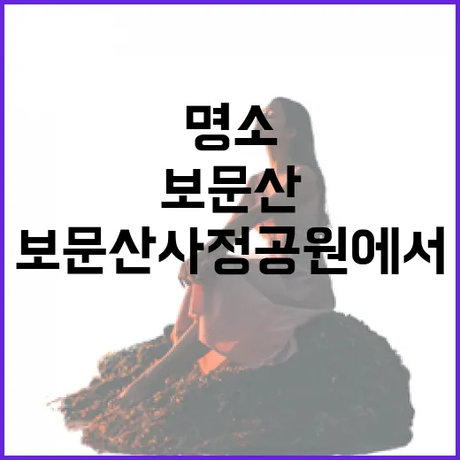 보문산 사정공원에서 만나는 여름 힐링 명소