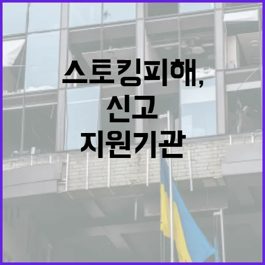 스토킹 피해, 신고와 지원기관 총정리