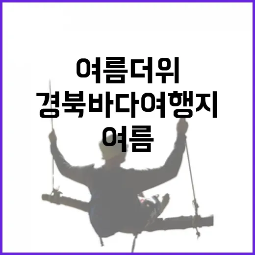 경북 바다 여행지로 여름 더위 탈출