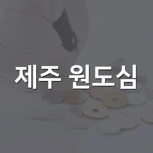 제주 원도심, LPP로 새 활력