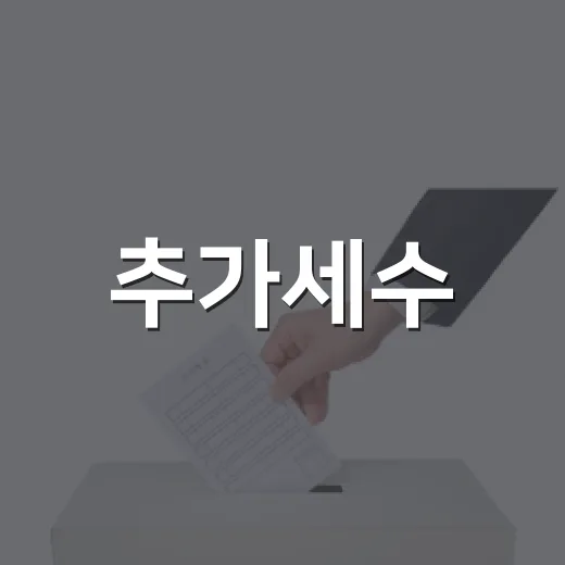 추가세수, 국가부채 상환 꼼수 아니다