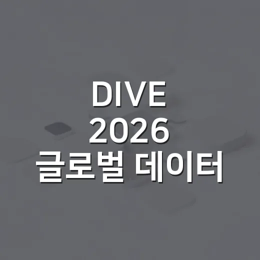 DIVE 2026 글로벌 데이터 해커톤 부산서 개최