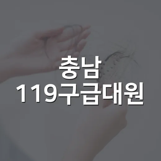 충남 119구급대원, 응급처치 업무 대폭 강화