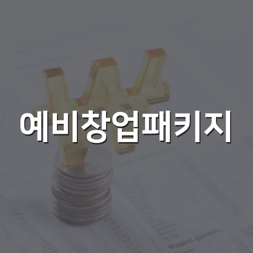 예비창업패키지, 내년 지원체계 변화는 미확정