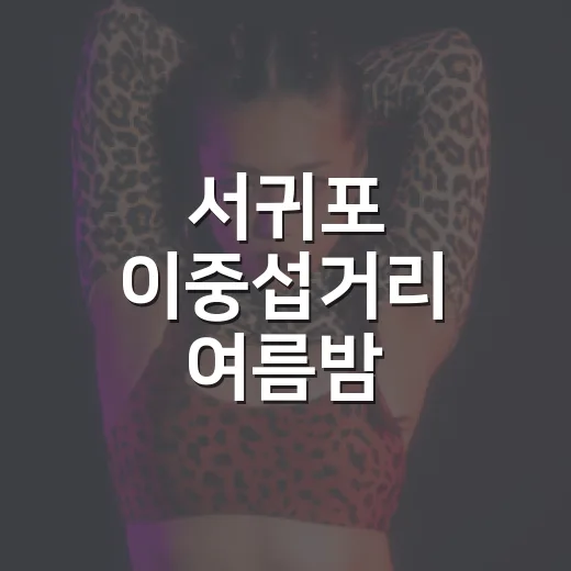 서귀포 이중섭거리 여름밤 음악축제