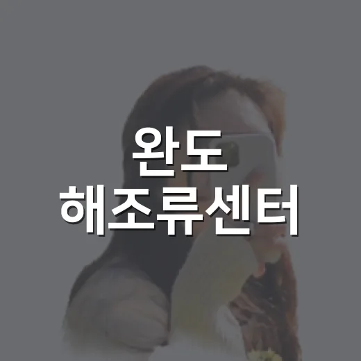 완도 해조류센터, 바다의 신비 체험 명소