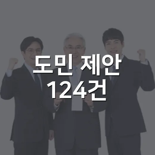도민 제안 124건, 제주도 후속 점검