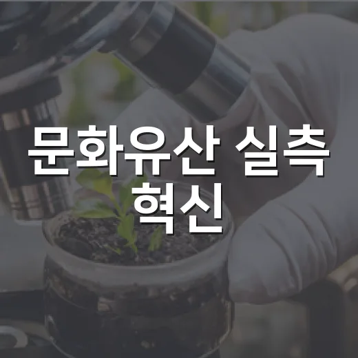 문화유산 실측 혁신, 16분으로 단축