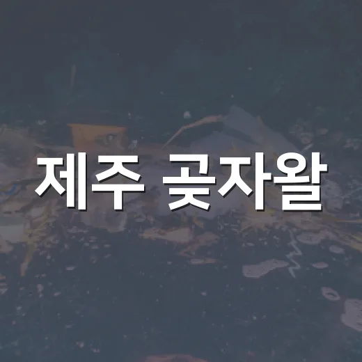 제주 곶자왈, 함께 지키는 자연유산