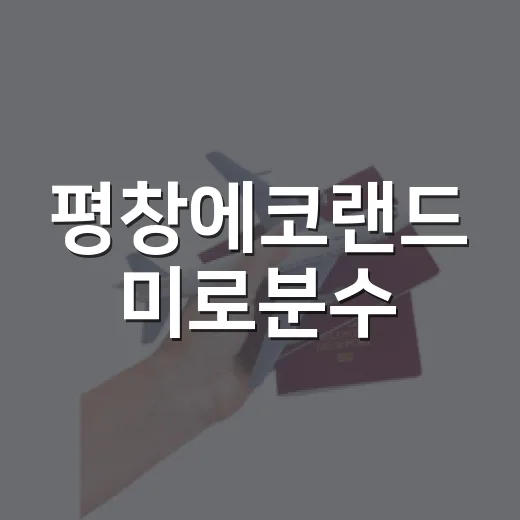 평창에코랜드 미로분수, 8월 매일 가동