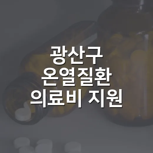 광산구 온열질환 의료비 지원 확대
