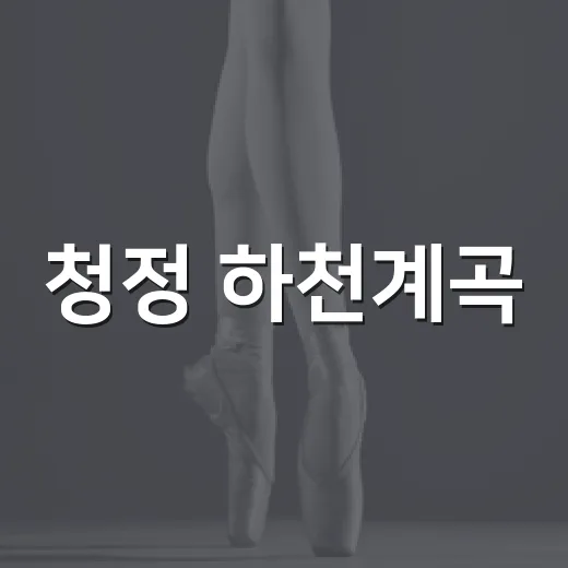 청정 하천계곡, 숏폼 영상 공모전 개최