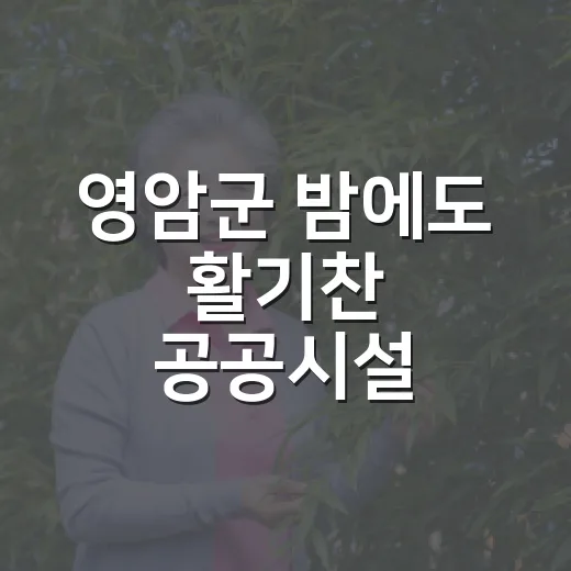 영암군 밤에도 활기찬 공공시설 프로그램