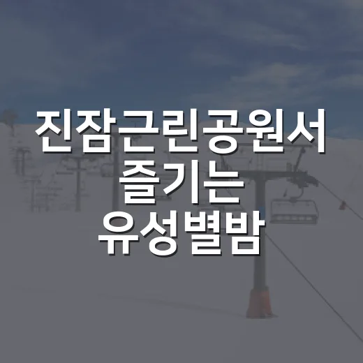 진잠근린공원서 즐기는 유성별밤 운동교실