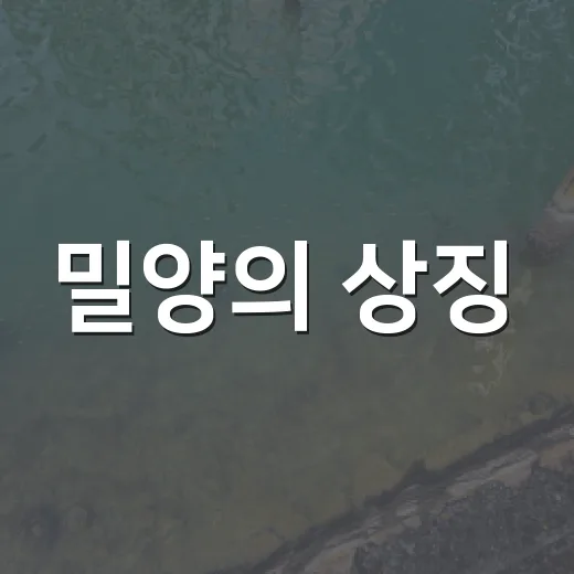 밀양의 상징, 그 깊은 이야기