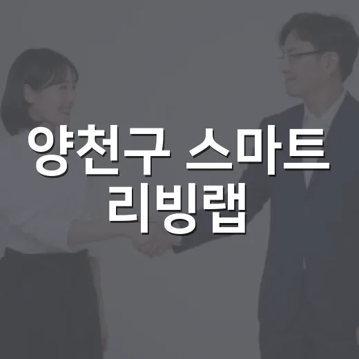양천구 스마트 리빙랩, 정부혁신 왕중왕전 국민심사 진출