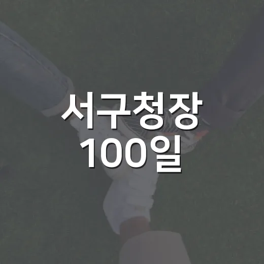서구청장 100일, 괴정동 공사 현장 점검