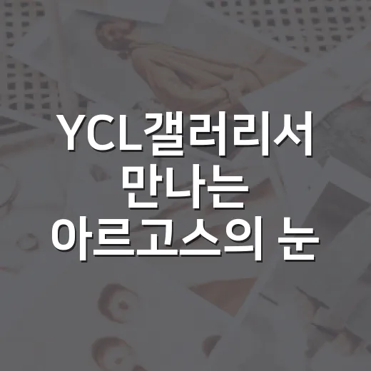 YCL갤러리서 만나는 ‘아르고스의 눈’ 사진전
