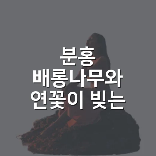 분홍 배롱나무와 연꽃이 빚는 논산 노성향교 여름 풍경