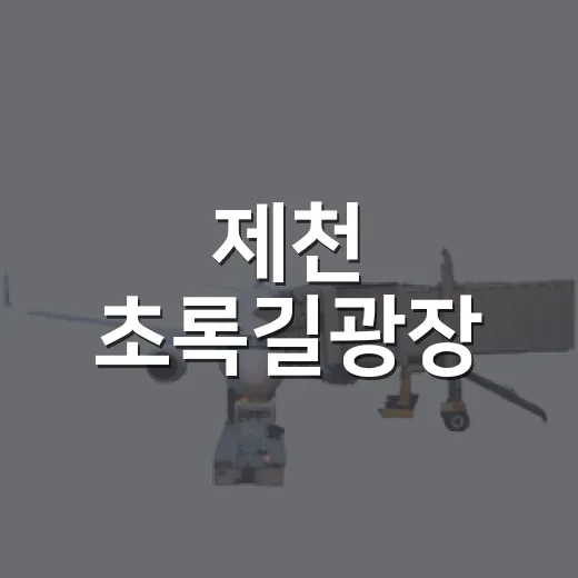 제천 초록길광장, 여름밤 산책 명소