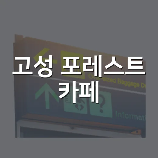 고성 포레스트 카페, 파충류와 알파카 체험 명소