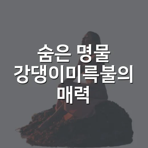 숨은 명물 강댕이미륵불의 매력