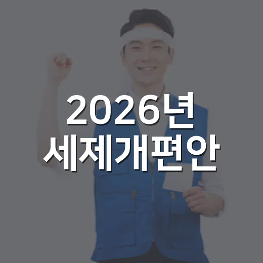 2026년 세제개편안, 강남구민 의견 수렴 시작