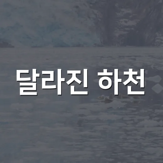 달라진 하천·계곡, 숏폼 영상으로 알리자