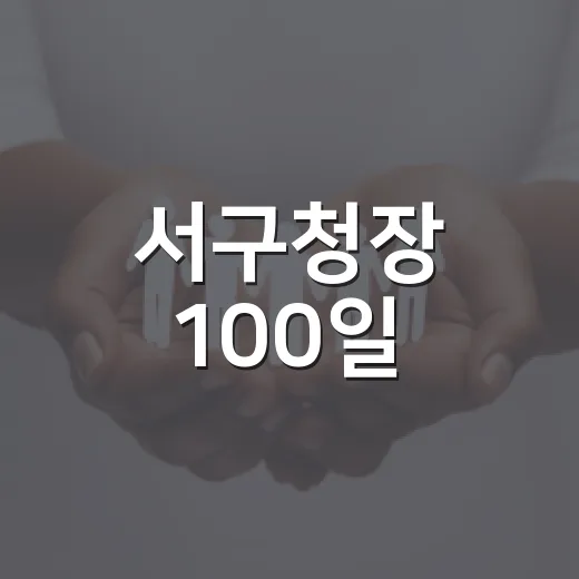 서구청장 100일, 둔산동 보행환경 점검 현장