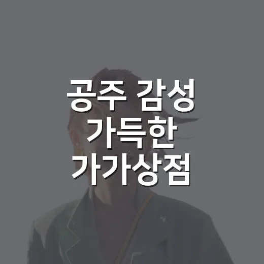 공주 감성 가득한 가가상점 탐방기