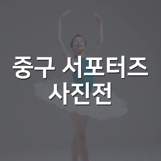 중구 서포터즈 사진전, 중구의 매력 담다