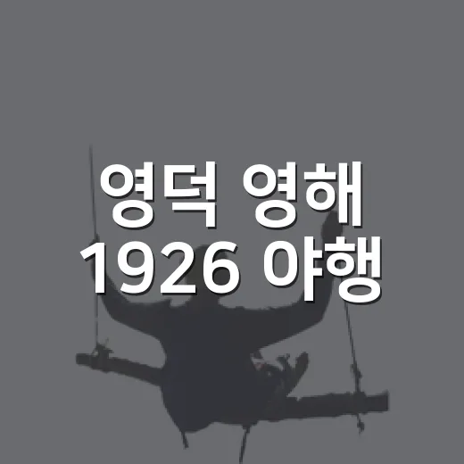 영덕 영해 1926 야행, 시간여행의 밤